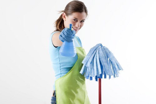 Upholstery cleaning service for a sofa in Belsize Park