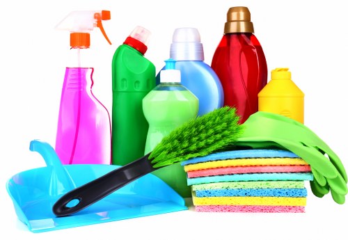 Upholstery cleaning equipment used in a Belsize Park flat