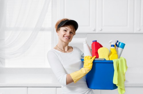Local communal area cleaning for a residential block near Belsize Park