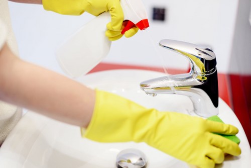 Kitchen deep clean details for a property in Belsize Park