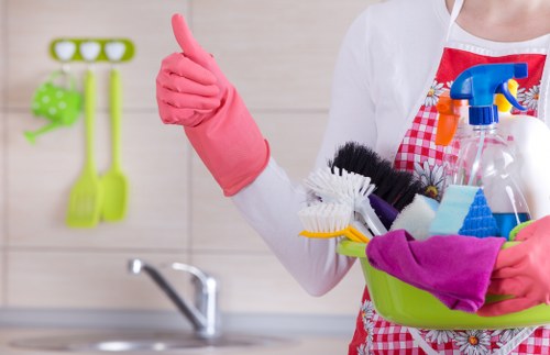 End of tenancy cleaning preparation in a Belsize Park property