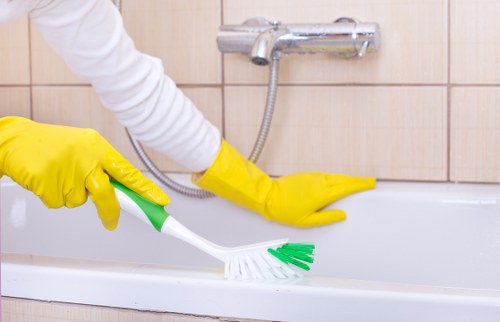Cleaning a living room in a Belsize Park rental property
