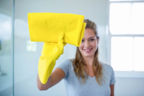 Screen-reader compatible cleaning service webpage layout