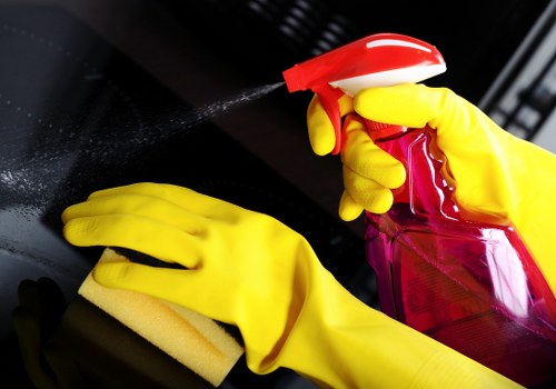 Deep cleaning a built-in oven in Belsize Park