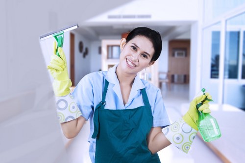 Detailed post-construction cleaning in a Belsize Park flat